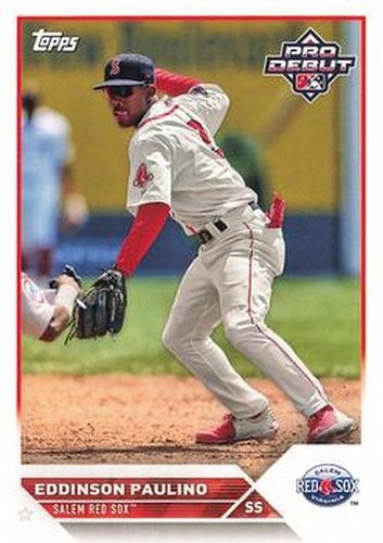 #PD-155 Eddinson Paulino - Salem Red Sox - 2023 Topps Pro Debut Baseball