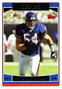 #155 Brian Urlacher - Chicago Bears - 2006 Topps Football