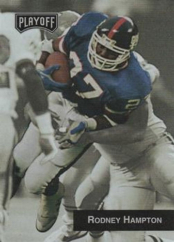 #155 Rodney Hampton - New York Giants - 1993 Playoff Football