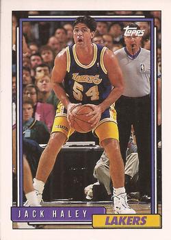 #155 Jack Haley - Los Angeles Lakers - 1992-93 Topps Basketball