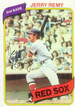 #155 Jerry Remy - Boston Red Sox - 1980 Topps Baseball