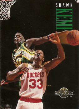 #155 Shawn Kemp - Seattle SuperSonics - 1994-95 SkyBox Premium Basketball