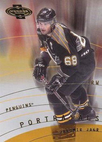 #155 Jaromir Jagr - Pittsburgh Penguins - 2000-01 Upper Deck Heroes Hockey