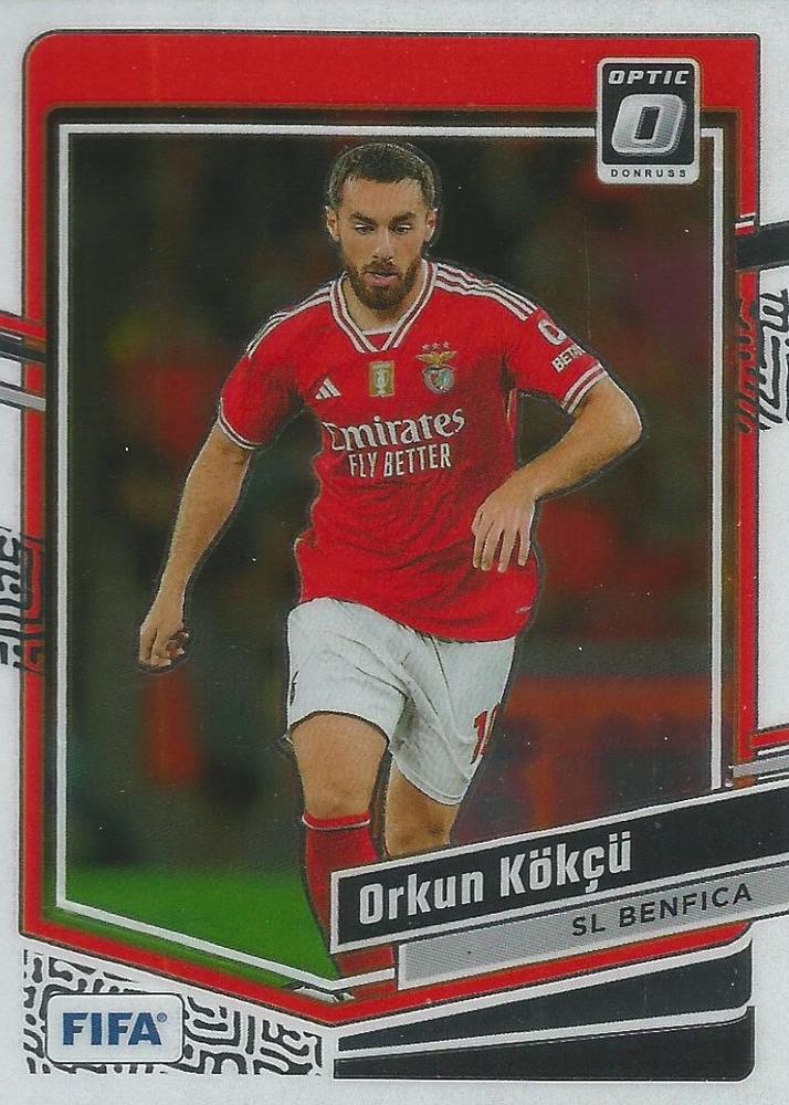 #155 Orkun Kokcu - Benfica - 2023-24 Donruss - Optic Soccer
