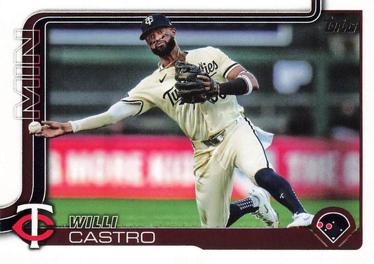 #155 Willi Castro - Minnesota Twins - 2025 Topps Baseball