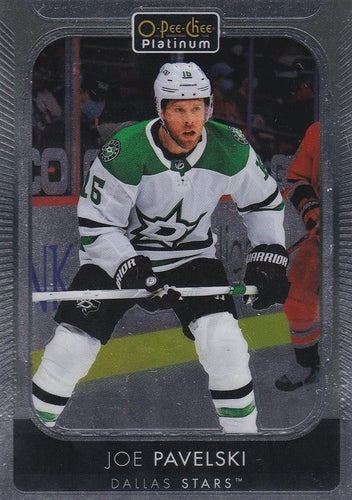 #155 Joe Pavelski - Dallas Stars - 2021-22 O-Pee-Chee Platinum Hockey