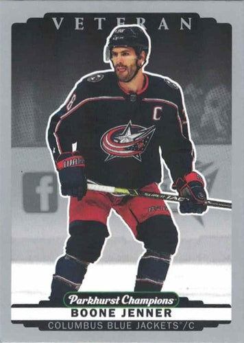 #155 Boone Jenner - Columbus Blue Jackets - 2022-23 Parkhurst Champions - Silver Hockey