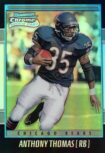 #155 Anthony Thomas - Chicago Bears - 2001 Bowman Chrome Football