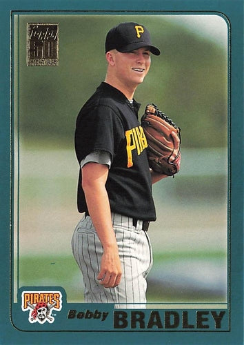 #T155 Bobby Bradley - Pittsburgh Pirates - 2001 Topps Traded & Rookies Baseball