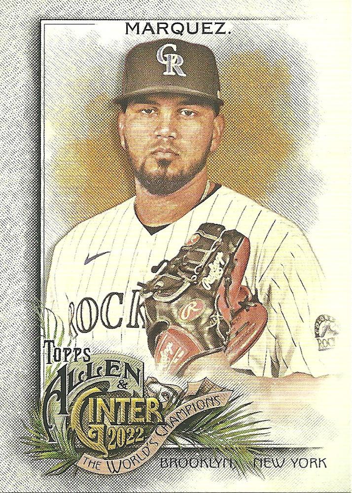 #155 German Marquez - Colorado Rockies - 2022 Topps Allen & Ginter Baseball