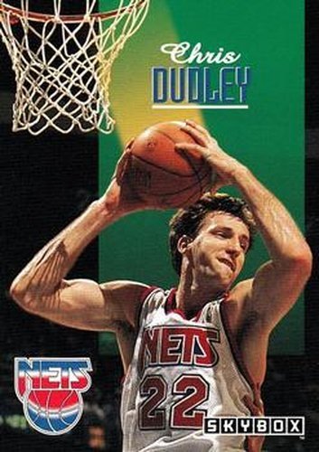 #155 Chris Dudley - New Jersey Nets - 1992-93 SkyBox Basketball
