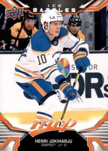 #155 Henri Jokiharju - Buffalo Sabres - 2022-23 Upper Deck MVP - Ice Battles Hockey