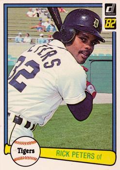 #155 Rick Peters - Detroit Tigers - 1982 Donruss Baseball