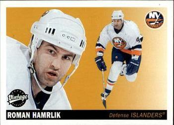 #155 Roman Hamrlik - New York Islanders - 2002-03 Upper Deck Vintage Hockey