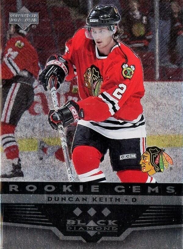 #155 Duncan Keith - Chicago Blackhawks - 2005-06 Upper Deck Black Diamond Hockey