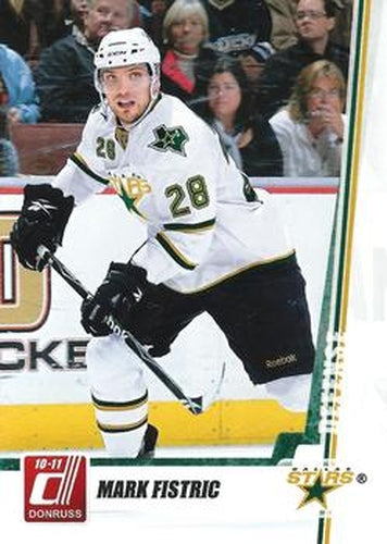 #155 Mark Fistric - Dallas Stars - 2010-11 Donruss Hockey