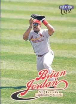 #155 Brian Jordan - St. Louis Cardinals - 1999 Ultra Baseball