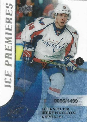 #155 - Chandler Stephenson - Washington Capitals - 2015-16 Upper Deck Ice Hockey