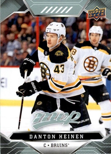 #155 Danton Heinen - Boston Bruins - 2019-20 Upper Deck MVP Hockey