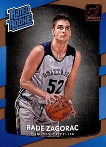 #155 Rade Zagorac - Memphis Grizzlies - 2017-18 Donruss Basketball