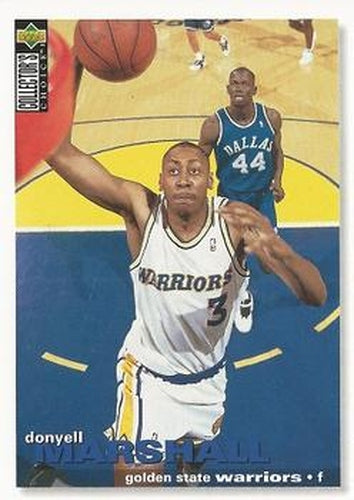 #155 Donyell Marshall - Golden State Warriors - 1995-96 Collector's Choice Basketball