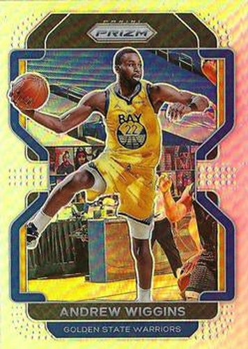 #155 Andrew Wiggins - Golden State Warriors - 2021-22 Panini Prizm - Silver Basketball