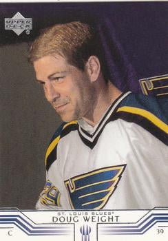 #155 Doug Weight - St. Louis Blues - 2001-02 Upper Deck Hockey