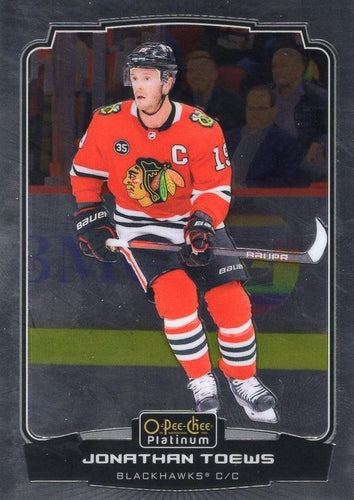 #155 Jonathan Toews - Chicago Blackhawks - 2022-23 O-Pee-Chee Platinum Hockey