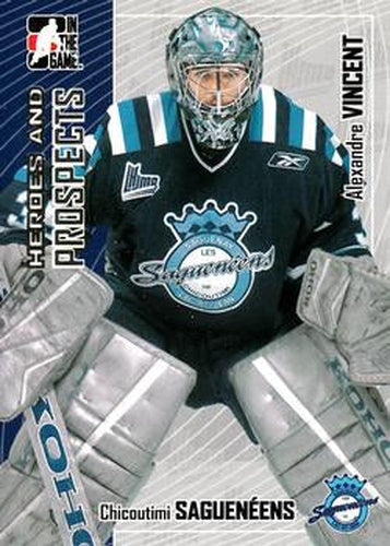 #155 Alexandre Vincent - Chicoutimi Sagueneens - 2005-06 In The Game Heroes and Prospects Hockey