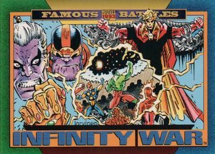 #156 Infinity War - 1993 SkyBox Marvel Universe