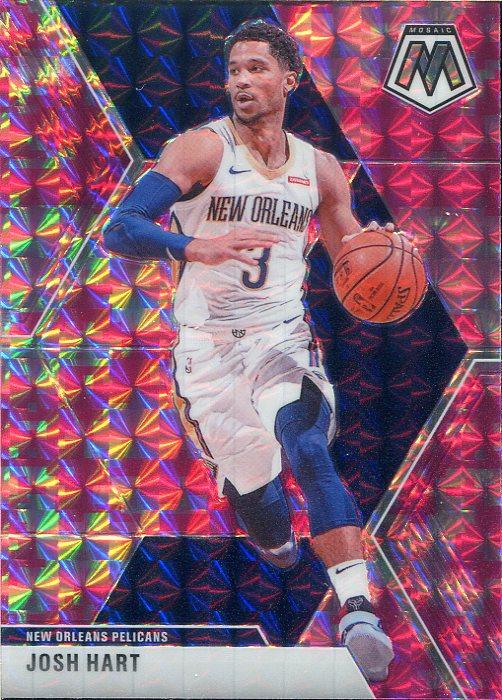 #156 Josh Hart - New Orleans Pelicans - 2019-20 Panini Mosaic - Camo Pink Basketball