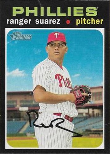 #156 Ranger Suarez - Philadelphia Phillies - 2020 Topps Heritage Baseball
