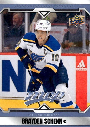 #156 Brayden Schenn - St. Louis Blues - 2024-25 Upper Deck MVP Hockey