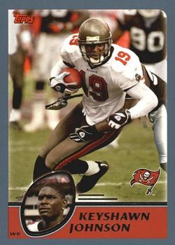 #156 Keyshawn Johnson - Tampa Bay Buccaneers - 2003 Topps Football