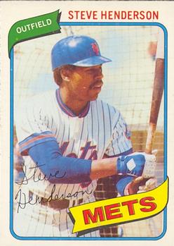 #156 Steve Henderson - New York Mets - 1980 O-Pee-Chee Baseball