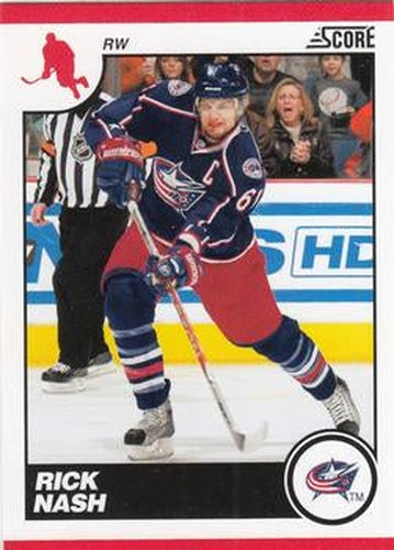 #156 Rick Nash - Columbus Blue Jackets - 2010-11 Score Hockey