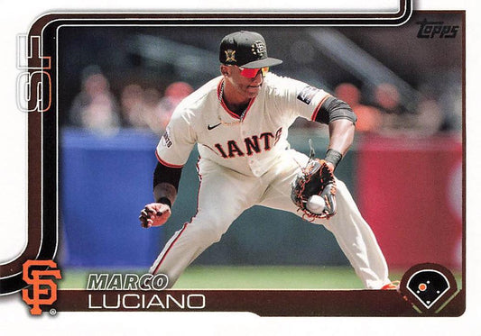 #156 Marco Luciano - San Francisco Giants - 2025 Topps Baseball