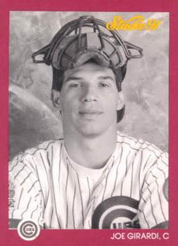 #156 Joe Girardi - Chicago Cubs - 1991 Studio Baseball
