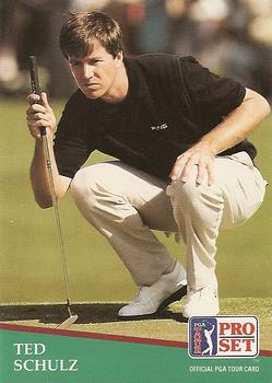 #156 Ted Schulz - 1991 Pro Set PGA Tour Golf