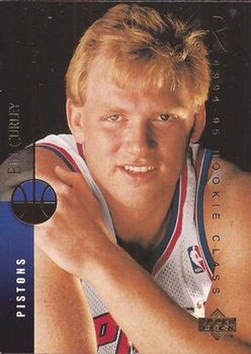 #156 Bill Curley - Detroit Pistons - 1994-95 Upper Deck Basketball