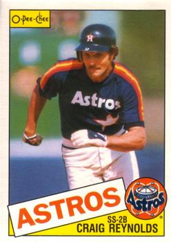 #156 Craig Reynolds - Houston Astros - 1985 O-Pee-Chee Baseball