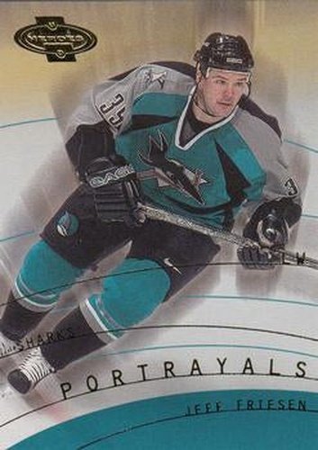 #156 Jeff Friesen - San Jose Sharks - 2000-01 Upper Deck Heroes Hockey