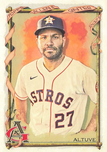 #156 Jose Altuve - Houston Astros - 2023 Topps Allen & Ginter Baseball