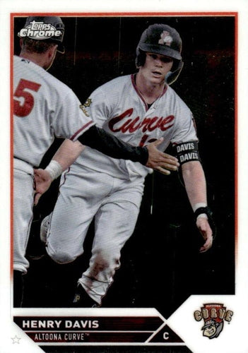 #PDC-156 Henry Davis - Altoona Curve - 2023 Topps Pro Debut - Chrome Baseball