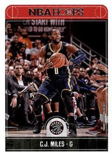 #156 C.J. Miles - Toronto Raptors - 2017-18 Hoops Basketball
