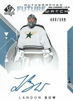 #156 Landon Bow - Dallas Stars - 2018-19 SP Authentic Hockey