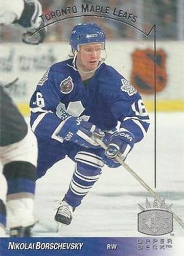 #156 Nikolai Borschevsky - Toronto Maple Leafs - 1993-94 Upper Deck - SP Hockey