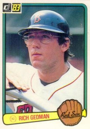 #156 Rich Gedman - Boston Red Sox - 1983 Donruss Baseball