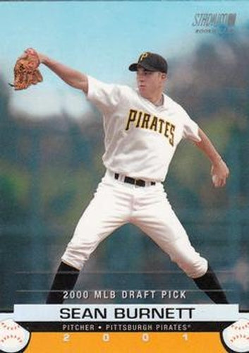 #156 Sean Burnett - Pittsburgh Pirates - 2001 Stadium Club Baseball