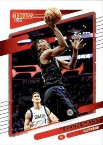 #156 Terance Mann - Los Angeles Clippers - 2021-22 Donruss Basketball
